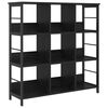 vidaXL Raft pentru cărți 9 niveluri 102 x 32 x 104,5 cm Lemn prelucrat