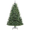 vidaXL Brad de Crăciun artificial cu ramuri articulare Verde 240 cm