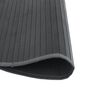 vidaXL Covor rotund, gri, 80 cm, bambus