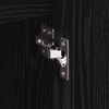 vidaXL Dulap lateral Stejar Negru 79 x 36 x 75 cm Lemn compozit