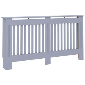 vidaXL Mască pentru calorifer, antracit, 152 x 19 x 81,5 cm, MDF