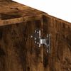 vidaXL Dulap depozitare stejar fumuriu 70x42,5x225 cm lemn prelucrat