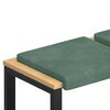 vidaXL Perna pentru bancă 4 buc. Catifea Verde Mării Ad&acirc;ncime 35 cm