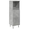 vidaXL Dulap de baie, gri beton, 30x30x100 cm, lemn prelucrat