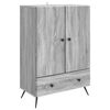 vidaXL Bufet Sonoma gri 66 x 34,5 x 95 cm Lemn prelucrat