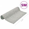 vidaXL Gazon artificial cu crampoane, gri, 5x1,33 m