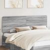 vidaXL Tăblie cap cu headboard Gri Sonoma 180 cm Lemn compozit