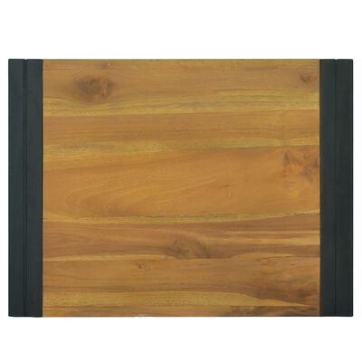 vidaXL Dulap de baie suspendat, 60x45x35 cm, lemn masiv de tec