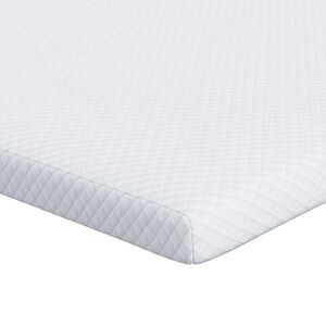 vidaXL Topper din spumă cu memorie 70 x 200 cm Thick Moale Alb
