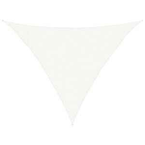 vidaXL P&acirc;nză parasolar, alb, 3 x 3 x 4,2 m, HDPE, 160 g/m&sup2;
