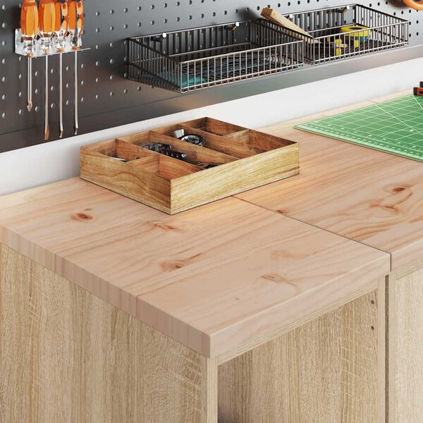 vidaXL Dulap depozitare garaj Stejar Sonoma 30x51x85 cm lemn masiv pin