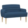 vidaXL Canapea cu capitonaj butonat albastru 116 x 67 x 80 cm Țesătură