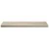 vidaXL Rafturi de perete suspendate 2 buc., stejar, 80x23,5x3,8 cm MDF