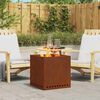 vidaXL Focar Fără Fum Maro 48 x 48 x 50 cm