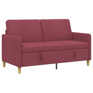 vidaXL Sofa cu Spațiu de Depozitare Roșu Vin 152 x 78 x 87 cm