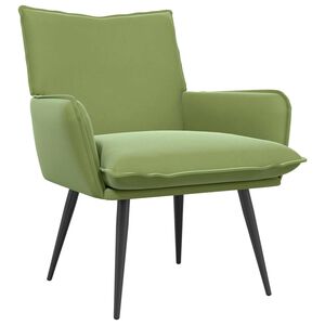 vidaXL Fotoliu Verde deschis Catifea