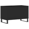 vidaXL Dulap pentru discuri, negru, 74,5x38x48 cm, lemn prelucrat