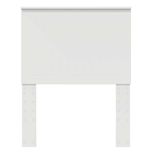 vidaXL Tăblie cap cu headboard Alb 75 cm Lemn compozit