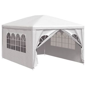 vidaXL Cort de petrecere, alb, 3 x 4 m