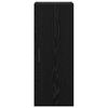 vidaXL Dulap montat pe perete Stejar Negru 34,5 x 34 x 90 cm