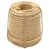 vidaXL Fr&acirc;nghie, 100 m, sisal 100%, 14 mm