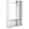 vidaXL Dulap pentru hol Alb 91 x 32 x 150,5 cm