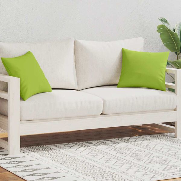 vidaXL Perne de exterior, 2 buc., verde măr, 45 x 45 cm