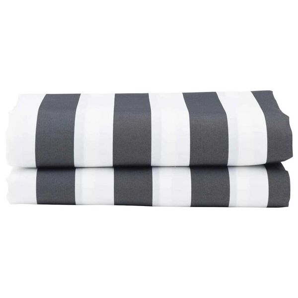 vidaXL Înlocuire de copertină Antracit și Alb 1000 x 160 cm