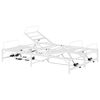 vidaXL Cadru Electric Ajustabil pentru Pat Alb 120 x 190 cm Oțel