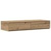 vidaXL Sertare pentru pat Stejar Artizanal 100 x 36,5 x 16,5 cm