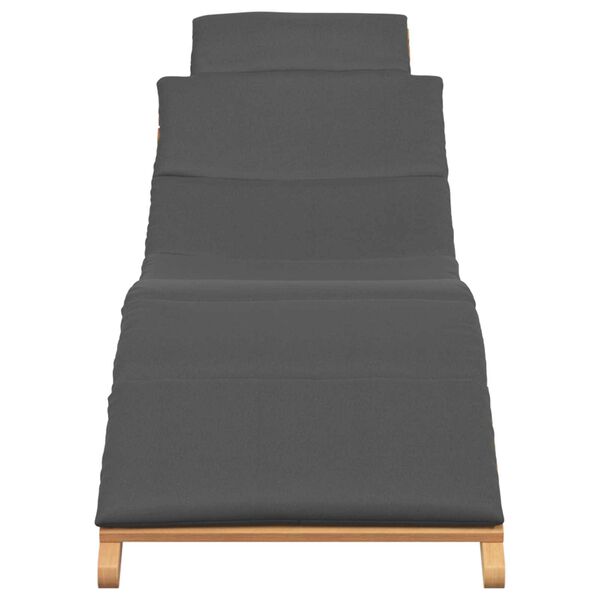 vidaXL Șezlong de grădină Maro 198 x 55 x 58,5 cm Lemn solid de tec