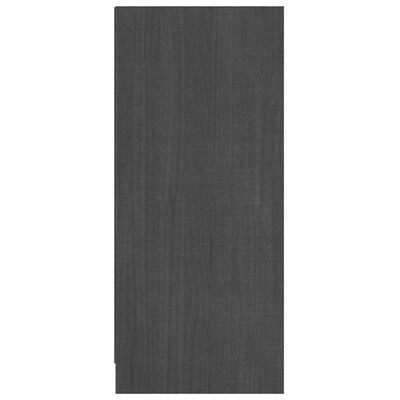 vidaXL Servantă, gri, 70x33x76 cm, lemn de pin