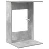 vidaXL Masă laterală Gri din beton 40 x 38 x 62,5 cm Lemn prelucrat