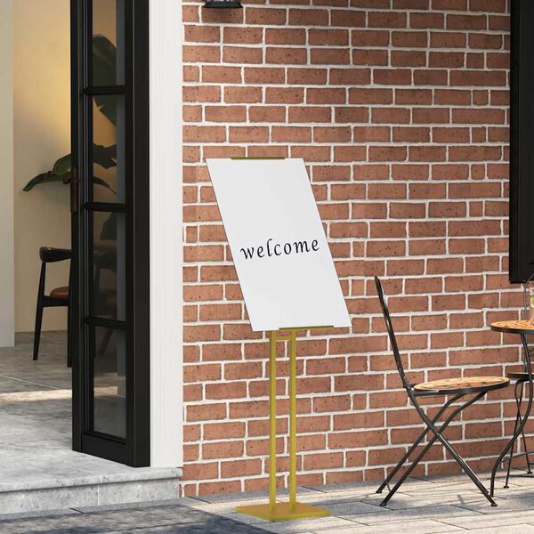 vidaXL Panouri pentru T&acirc;rguri Auriu 26,5 x 26,5 x 150 cm Oțel