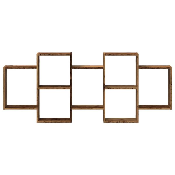 vidaXL Raft de perete, lemn vechi, 159x18x65 cm, lemn prelucrat