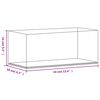 vidaXL Cutie de prezentare, transparent, 34x16x14 cm, acril