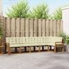 vidaXL Set de canapele de exterior cu pernă 6 pcs Natural și Crem
