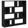 vidaXL Bibliotecă/Separator de cameră, stejar negru, 105x24x102 cm