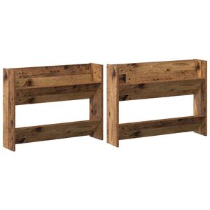 vidaXL Dulap pentru pantofi 2 buc. 80 x 18 x 60 cm Lemn prelucrat
