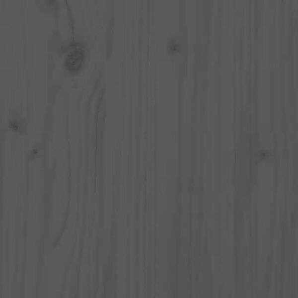 vidaXL Tăblie de pat, gri, 145,5x4x100 cm, lemn masiv de pin