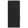 vidaXL Bufet cu sertar Stejar negru 38 x 34.5 x 75 cm Lemn compozit