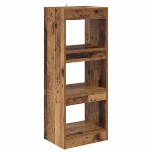 vidaXL Dulap pentru cărți 3 niveluri 40 x 30 x 103 cm Lemn prelucrat