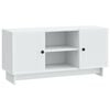 vidaXL Cabinet TV 102 x 34,5 x 50 cm Alb Lemn prelucrat