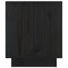 vidaXL Noptiere, 2 buc, negru, 40x34x40 cm, lemn masiv de pin