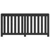 vidaXL Capac pentru radiator Stejar Negru 175 x 20 x 82 cm
