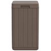 vidaXL Coș de gunoi pentru exterior, maro, 38x38x65 cm, PP