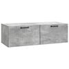 vidaXL Oglindă TV montată pe perete Gri Beton 98 x 41 x 30 cm