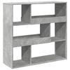 vidaXL Bibliotecă/Separator cameră, gri beton, 100x33x94,5 cm