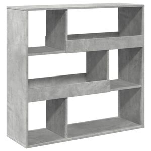 vidaXL Bibliotecă/Separator cameră, gri beton, 100x33x94,5 cm