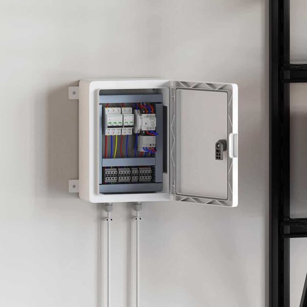 vidaXL Dulap de control Gri 47 x 20 x 60 cm Plastic ABS